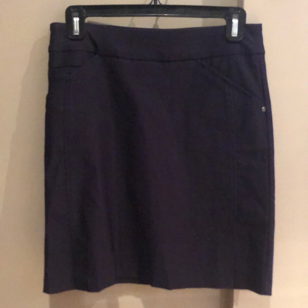 Navy skirt with built in shorts